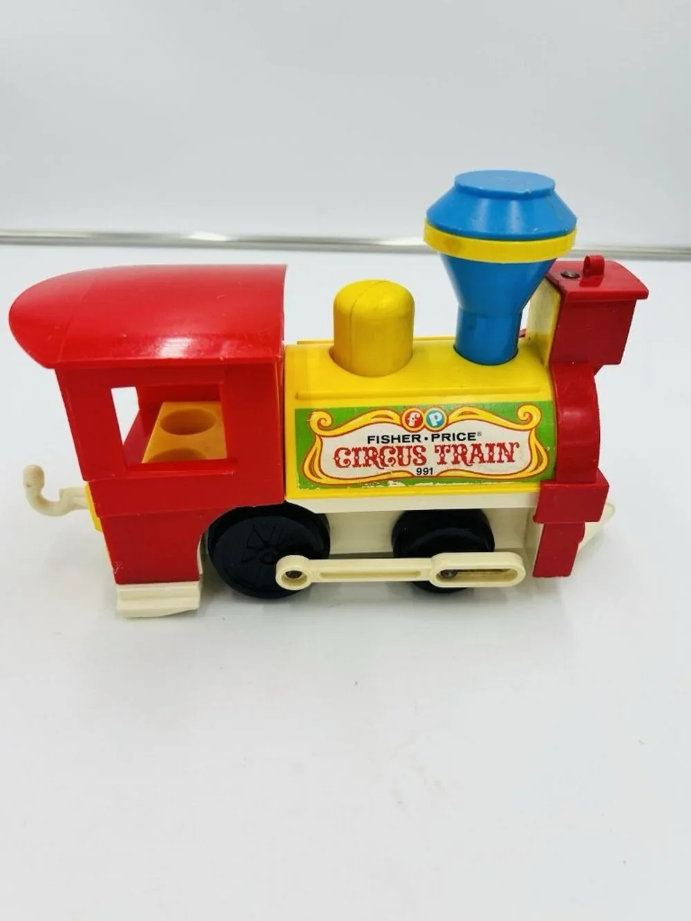 Vintage 1973 Fisher Price Little People Play Family Circus Train Set and Minibus
